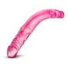 B Yours 14 inches Double Dildo Pink - The Ultimate Pleasure Experience for Couples and Solo Play - Adult Naughty Store