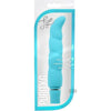 Blush Novelties Purity G Aqua Blue Vibrator - Model PG-001 - Women's Luxury Silicone Ribbed G-Spot Pleasure Toy - Adult Naughty Store