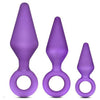 Introducing the Candy Rimmer Kit Butt Plug Purple: The Ultimate Anal Play Starter Set for All Genders, with Sizes Small, Medium, and Large - Adult Naughty Store