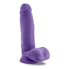 Au Naturel Bold Pleaser 7 inches Dildo Purple - The Ultimate Sensation for Intense Pleasure! - Adult Naughty Store