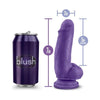 Au Naturel Bold Beefy 7 inches Dildo Purple - The Ultimate Pleasure Experience for All Genders and Sensual Delights! - Adult Naughty Store