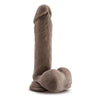 Au Naturel Sensa Feel 8-Inch Chocolate Brown Realistic Dildo for Enhanced Pleasure - The Ultimate Pleasure Companion for Intense Sensations and Unforgettable Experiences - Adult Naughty Store