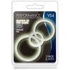 Performance VS4 Pure Premium Silicone Cockring Set - Enhance Stamina and Pleasure for Men - White