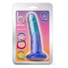 Blush B Yours Morning Dew 5 Sapphire Realistic Dildo for Beginners - Blue Gradient Pleasure Toy - Adult Naughty Store