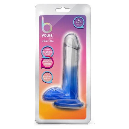 Blush B Yours Stella Blue 6 Realistic Dildo for Beginners - Unleash Pleasure with Confidence - Adult Naughty Store