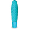 Cozi Mini Aqua Blue Silicone 10 Function Mini Vibe for Sensual Pleasure - Adult Naughty Store