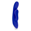 Hop Pleasure Bunny Trix Rabbit Vibrator Midnight Blue - Unleash Sensual Bliss with Dual Stimulation