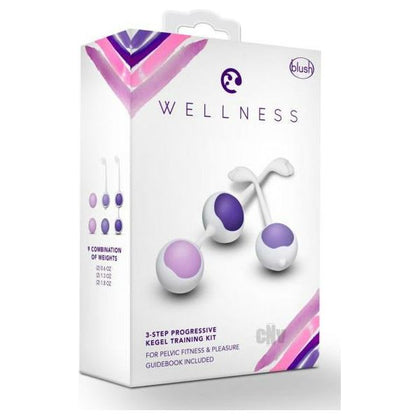 Wellness Kegel Training Kit - Advanced Silicone Pelvic Floor Strengthening System - Model WKTK-6 - Female - Full Body Pleasure - Vibrant Purple - Adult Naughty Store