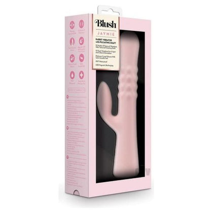 Blush Jaymie Pink Vibrating Rabbit Vibrator Model V10 - Women's G-Spot & Clitoral Stimulator
