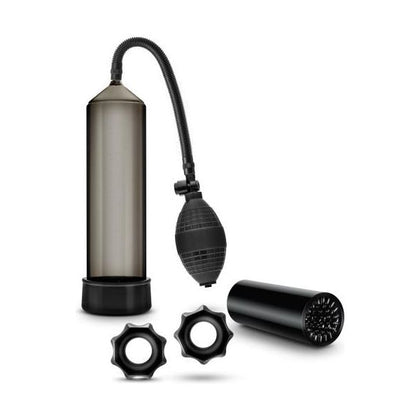Introducing the Quickie Kit Thick Cock Black Penis Pump - The Ultimate Pleasure Powerhouse