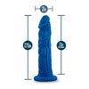 Realm Draken Lock On Dildo Blue: The Ultimate Silicone Fantasy Pleasure Toy for Unforgettable Adventures - Adult Naughty Store