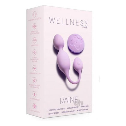 Blush Wellness Raine Vibrating Kegel Ball - Model Raine 9000 - Women's Pelvic Floor Stimulator - Lilac