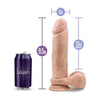 Au Naturel 9.5 Inches Beige Sensa Feel Dildo with Suction Cup - The Ultimate Pleasure Companion for All Genders - Adult Naughty Store