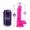 Au Naturel Bold Delight 6 inches Realistic Dildo - Model BD-6RD - Female Pleasure - Pink - Adult Naughty Store