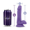 Au Naturel Bold Delight 6-Inch Sensa Feel Dildo - Model BD-6SD-Purple - For All Genders - Purple Pleasure - Adult Naughty Store