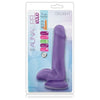 Au Naturel Bold Delight 6-Inch Sensa Feel Dildo - Model BD-6SD-Purple - For All Genders - Purple Pleasure - Adult Naughty Store