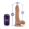 Introducing Sensa Feel Mister Perfect MP-850 Mocha Tan Dildo: The Ultimate Gender-Neutral Pleasure Experience - Adult Naughty Store