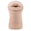 M For Men Skye Beige Mouth Stroker - Intense Oral Pleasure for Men - Adult Naughty Store