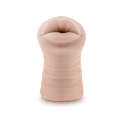 M For Men X5 Angie Beige Open-Ended Mouth Stroker - Ultimate Pleasure for Men - Adult Naughty Store