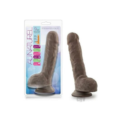 Au Naturel Sensa Feel Dildo Chocolate 9 - Realistic Dual Density Pleasure Toy for Enhanced Sensations and Satisfaction - Adult Naughty Store