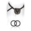 Introducing the SensaXion SX For You Beginners Harness Black: The Ultimate Adjustable Strap-On System for Unparalleled Pleasure - Adult Naughty Store