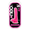 Neo Elite 6 Inch Silicone Dual Density Cock with Balls - Model DD-6P - Pink - For Lifelike Pleasure - Adult Naughty Store