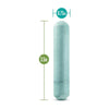 Gaia Eco Bullet Vibrator Aqua Blue - The World's First Biodegradable and Recyclable Starch-Based Bioplastic Pleasure-Packed Bullet Vibe for All Genders - Model GEBV-001 - Adult Naughty Store