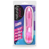 Naturally Yours Samba Pink - Flexi Shaft Multispeed Vibrating Realistic Dildo for Women - Pleasure Enhancer in a Playful Pink Hue - Adult Naughty Store