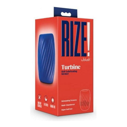 X5® Plus Rize Turbine Self-Lubricating Pocket Stroker - Model XY-276 - Men's Pleasure Toy - Blue - Adult Naughty Store