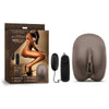 Introducing the SensaPleasure X5 Erin The Enchantress Brown Vibrating Stroker for Men - The Ultimate Pleasure Experience! - Adult Naughty Store