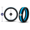 Performance Silicone Go Pro Cock Ring - Model XR-1234 - Male - Stimulating Pleasure - Black/Blue - Adult Naughty Store