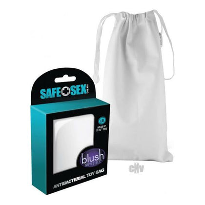 Blush Novelties Safe Sex Antibacterial Toy Bag - Large Size: For Clean and Protected Pleasure Storage