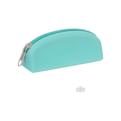 Powerbullet Silicone Storage Bag - Petite Teal Zippered Sex Toy Pouch for Bullets - Model PB-001 - Unisex Pleasure Storage Solution