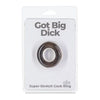 Powerbullet Big Dick Cock Ring - Ultimate Erection Enhancer for Men - Model GBD-001 - Intense Pleasure - Black - Adult Naughty Store