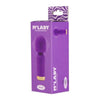 Mlady Silicone Mini Vibrating Wand - Model M'Lady 10 - Purple, for Female External Stimulation - Adult Naughty Store