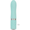 Introducing the Pillow Talk Flirty Bullet Vibrator Teal - The Ultimate Pleasure Companion for Women - Clitoral Stimulation - Model PTB-001 - Adult Naughty Store