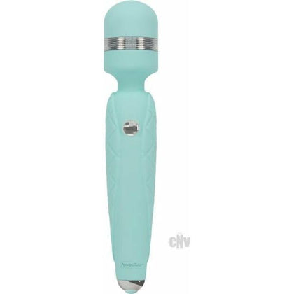 Pillow Talk Cheeky Massager Wand Teal - Luxurious Silicone Vibrating Wand for Sensual Pleasure - Adult Naughty Store