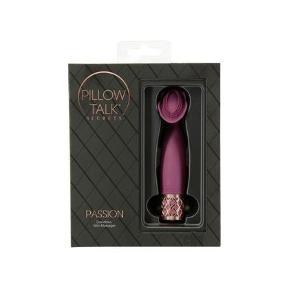 Pillow Talk Secrets Passion Clitoral Vibrator - Model PT-PASSION-001 - Women's Pleasure Toy - Rose Gold - Adult Naughty Store