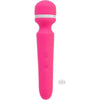 Introducing the Wonderlust Destiny Pink Rechargeable Silicone Wand Vibrator - Model WD-20P: A Sensational Pleasure Companion for Women's Clitoral and G-Spot Stimulation - Adult Naughty Store