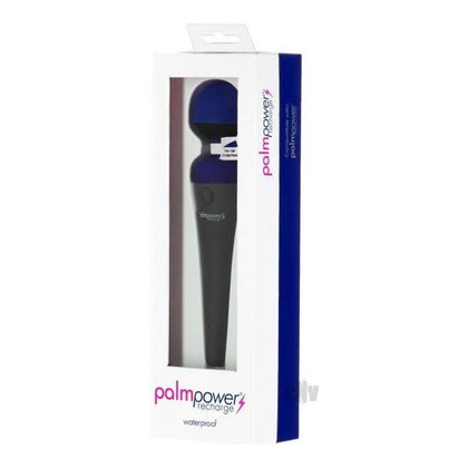 BMS Palmpower Recharge Massager Blue: The Ultimate Cordless Rechargeable Waterproof Wand Vibrator for Intense Pleasure - Adult Naughty Store