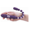 BMS Factory Mega Booty Beads 7 Functions Purple - Innovative Bendable Anal Pleasure Toy - Adult Naughty Store