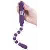 BMS Factory Mega Booty Beads 7 Functions Purple - Innovative Bendable Anal Pleasure Toy - Adult Naughty Store