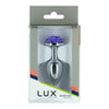 Lux Active Rose Anal Plug 3 - Purple, Advanced Metal Butt Plug for Unisex Anal Pleasure - Adult Naughty Store