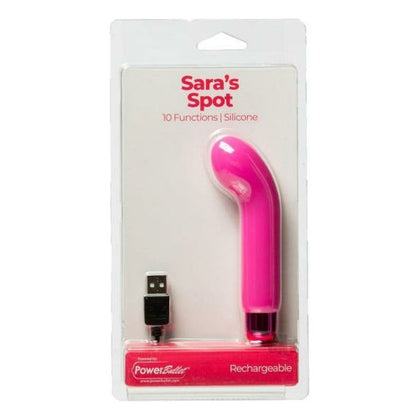 PowerBullet Saras Spot Pink G-Spot Vibrator - Model PB-SSP01 - For Women - Intense Pleasure in a Compact Size - Adult Naughty Store