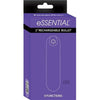 Powerbullet Essential Power Bullet Purple Vibrator - Model PB-100X - Rechargeable, 9 Functions, Intense Pleasure for Women - Adult Naughty Store