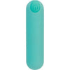 Powerbullet Essential Rechargeable Teal Green Bullet Vibrator - Intense Pleasure for All Genders - Adult Naughty Store