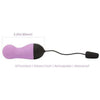 Simple & True Silicone Remote Control Vibrating Egg Purple - Model ST-RCVE-10G - All Gender Pleasure Toy - Palm-Sized Sensations - Adult Naughty Store