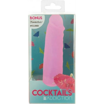 Addiction Cocktails Purple Cosmo 100% Silicone Dong - Model AC-PCSD-001 - Female Pleasure - Purple