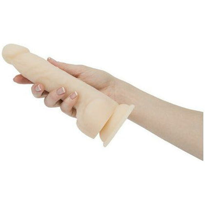 Naked Addiction 9 inches Thrusting Dong - The Ultimate Realistic Silicone Dildo for Intense Pleasure (Beige)