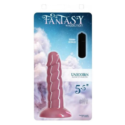 Addiction Fantasy Unicorn Dong 5.5 - The Ultimate Pleasure Experience for All Genders - Pink